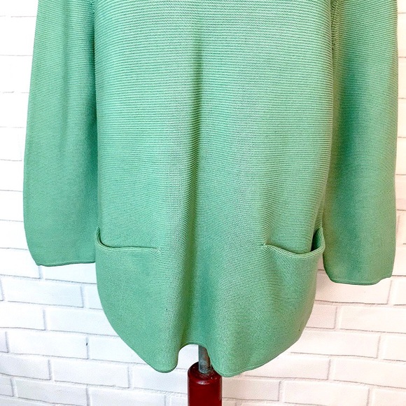 COS • Green Ribbed Pullover Sweater - Picture 3 of 8